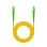 Cable de Fibra Óptica Nanocable SC/APC Monomodo Simplex 30 m Amarillo