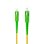 Cable de Fibra Óptica Nanocable SC/APC Monomodo Simplex 30 m Amarillo