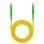Cable de Fibra Óptica Nanocable SC/APC Monomodo Simplex 30 m Amarillo