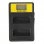 Patona Cargador Smart Dual con Pantalla LCD para Baterías Nikon EN-EL14