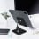 Support de tablette réglable TooQ Hermes Night pour tablette jusqu'à 13" noir