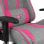 Drift DR90 Silla Gaming de Tela Gris/Rosa