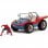 Jada Buggy Metálico con Figura de Spiderman 1:24