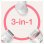 Braun Silk-épil 9 SensoSmart 9/880 Depiladora Blanca/Rosa + 7 Accesorios + Cepillo Limpieza Facial