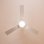 Ventoinha de Teto com Luz Cecotec EnergySilence Aero 4850 Style White 30W 122cm 6 Velocidades Comando Ultra Silenciosa Função Inverno