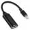 Ociodual USB Typ C 3.1 auf HDTV-Adapter 2,0 M/H XHD 60 Hz Schwarz für Laptop-TV