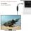 Ociodual USB Typ C 3.1 auf HDTV-Adapter 2,0 M/H XHD 60 Hz Schwarz für Laptop-TV