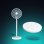 Ventilateur sur Pied Portable Cecotec EnergySilence 2600 Sunflower 22W 12 Vitesses Télécommande Silencieux