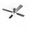 Cecotec EnergySilence Aero 5350 Black Design Ventilador de Techo con Luz 30W Acero Inoxidable