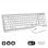 Subblim Prestige Combo Multidispositivo Teclado Inalámbrico + Ratón Plata/Blanco