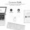 Subblim Prestige Combo Multidispositivo Teclado Inalámbrico + Ratón Plata/Blanco