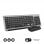 Subblim Prestige Multi-Device Combo Tastiera Wireless + Mouse Grigio/Nero