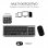 Subblim Prestige Multi-Device Combo Tastiera Wireless + Mouse Grigio/Nero