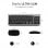 Subblim Prestige Multi-Device Combo Tastiera Wireless + Mouse Grigio/Nero