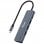 Equip Adaptador USB-C a HDMI 4K/USB-C PD/2x USB 3.2 Negro