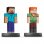 Nintendo Amiibo Super Smash Bros Minecraft Figuras Steve e Alex