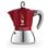 Cafetera Italiana Bialetti Moka Induktion 0,28L 6 tazas aluminio/acero roja