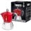 Caffettiera Moka Bialetti Moka Induktion 0,28L 6 Tazze Alluminio Acciaio Rossa