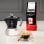 Caffettiera Moka Bialetti Moka Induction 0,9 L 4 Tazze nera per induzione
