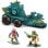 Set de construcción Mega Construx Battle Ram 2 microfiguras articuladas y vehículos desmontables