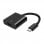 Aisens Conversor USB-C a HDMI 4K 15Cm Negro