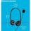 Auriculaires HP G2 filaires USB-A usage bureau avec réduction de bruit microphone, noir