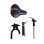 E-Scooter UrbanGlide AR2 500W Reichweite 40km 10 Zoll Scheibenbremsen Schwarz/Rot