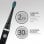 Ailoria Flash Travel Cepillo de Dientes Sónico USB Eclipse Black