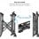 TooQ TQVW4571T Supporto video a parete per TV 45"-70" VESA 600x400 Max 70Kg