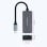 Nanocable USB-C 3.2 Gen1 auf Ethernet 2.5G Adapter Aluminium Grau 15cm