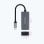 Nanocable USB-C 3.2 Gen1 auf Ethernet 2.5G Adapter Aluminium Grau 15cm