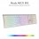 Subblim Master Teclado Inalámbrico Multidispositivo Retroiluminado Plata/Blanco