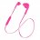 Defunc Bluetooth-Kopfhörer, kabelgebunden, Fernbedienung, Micro Autonomy 5h, Pink