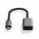 Adattatore Satechi da USB-C a USB 3.0 maschio/femmina Quick Transfer Grigio