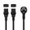 Nanocable Cable de Alimentación Schuko CEE7/7 Macho a 2xC13 Hembra 1.8m Negro
