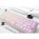 Ducky ONE 3 Classic SF 65% Pure White Hot-swappable MX-Red RGB PBT Teclado Mecánico