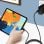 Samsung EP-DX310JB Cable USB-C a USB-C 60W Carga y Sincronización 1.8m Negro