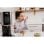 Heladeira Ninja NC300EU 800W 1,4L 3 Taças Preto Prata Preparação de Gelado Vegano e Sorvete