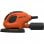 Black & Decker BEW230BC-QS Maus-Detailschleifer, 55 W, Blatt 110 mm/cm², mit 15 Zubehörteilen und Tasche