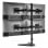 Equip 650127 Suporte de Secretária Braço Duplo para 4 Monitores/TV 17"-32" VESA 100x100 Max 9 Kg
