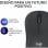 Mouse Bluetooth silenzioso Logitech M240 in grafite