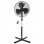 Briebe FN122397 Oszillierender Standventilator, 45 W, 40 cm, 3 Geschwindigkeiten, Schwarz