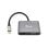 Adaptateur USB-C Equip 133483 5-en-1 HDMI 4K VGA USB 3.0 PD 100W Noir