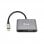 Equip Adaptador USB-C 5 en 1 HDMI 4K/VGA/USB 3.0/USB-C Negro