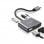 Equip Adaptador USB-C 5 en 1 HDMI 4K/VGA/USB 3.0/USB-C Negro