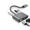 Adaptateur USB-C Equip 133483 5-en-1 HDMI 4K VGA USB 3.0 PD 100W Noir