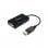 Equipaggia l'adattatore da DisplayPort a VGA/HDMI/DVI da 15 cm nero