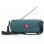 Altoparlante Bluetooth portatile Gembird con antenna verde