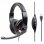 Gembird MHS-U-001 Casque stéréo USB noir brillant