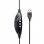 Gembird MHS-U-001 Casque stéréo USB noir brillant